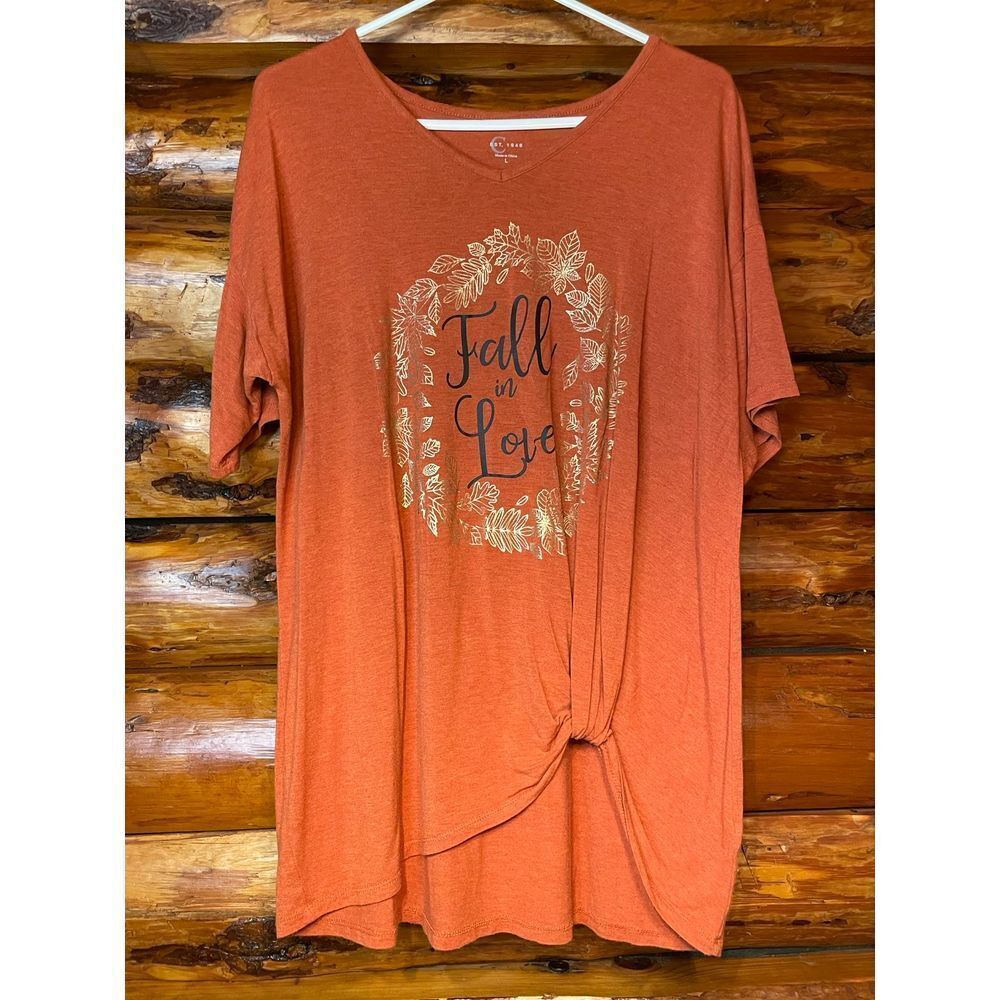 C Est. 1946‎ "Fall in Love" Blouse Size Large